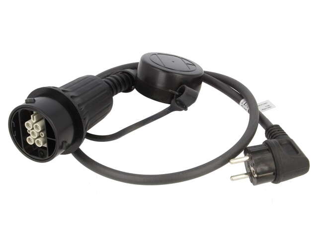 Kabel: eMobility; 1x0,5mm2,3x2,5mm2; 230V; 2,3kW; IP44; 0,96m; 10A Kabel: eMobility; 1x0,5mm2,3x2,5mm2; 230V; 2,3kW; IP44; 0,96m; 10A
